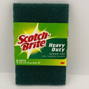 50 Scotch Brite 3M Heavy Duty Green Scour Pad Scrub Multi Use